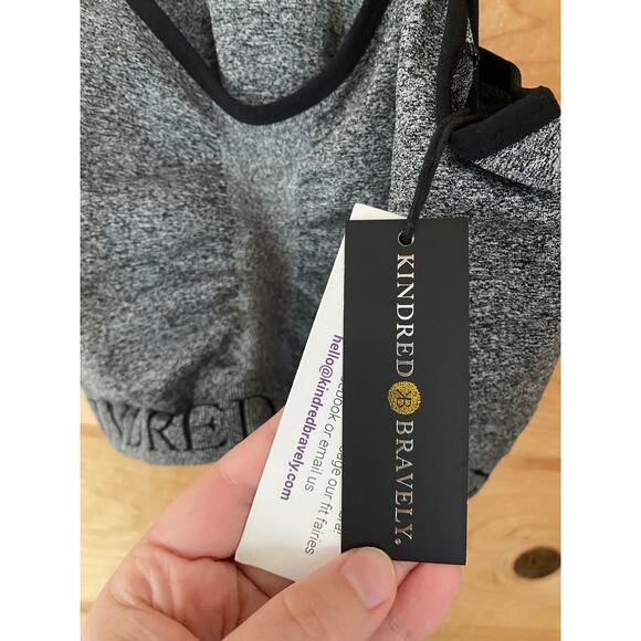Kindred Bravely NWT Sublime heathered grey Sublime nursing sports bra size XXL - Picture 2 of 6